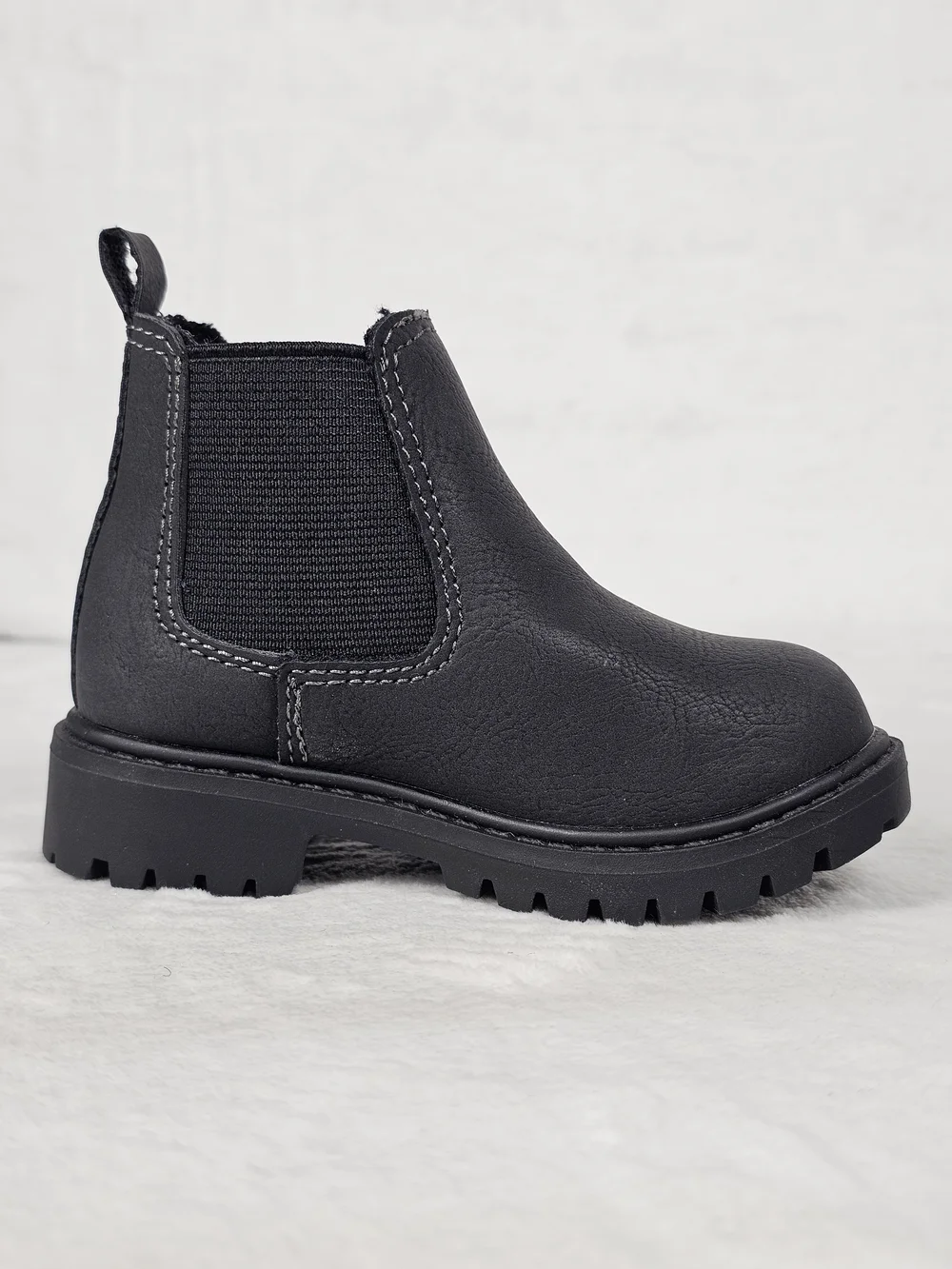 Levis Buckley WX Toddler Kids 5 Chelsea Boots Black Pull On Faux Leather NWOT